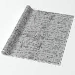 mathematics scribbles   wrapping paper<br><div class="desc">mathematics scribbles</div>