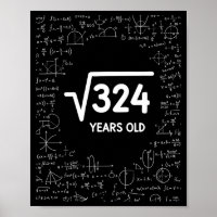 Mathematics Square Root 324 Years Old, Funny Math