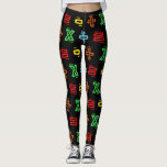 Mathematics Tour leggings<br><div class="desc">2023 Mathematics Tour,  representing all five albums   x ÷ = -</div>