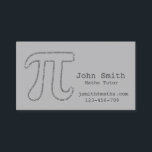 Mathematics tutor or teacher stylish advanced math business card<br><div class="desc">A stylish and professional business card for a Mathematics tutor or advanced maths teacher. This card would be suitable for a freelance professional in the mathematics education industry. It is fully customisable to include your personal details including qualifications and area of expertise.</div>