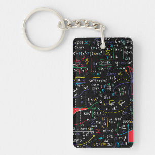 Mathematik Geometrie Schüler Lehrer Keychain