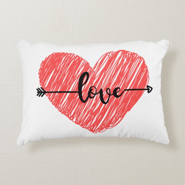 MATHES DAY with custom photo Accent Pillow (Front)