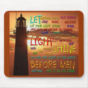 Mathew 5:14-16 Lighthouse 2 Mouse Pad