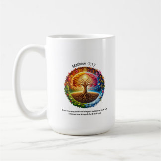 Mathew 7:17 Even so every good tree bringeth Coffee Mug