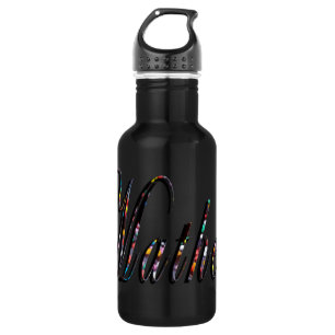 Mathew, Logo, Name, 532 Ml Water Bottle