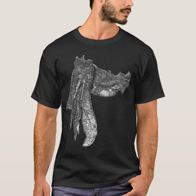 Mathew the Giant Cuttlefish T-Shirt (Front)