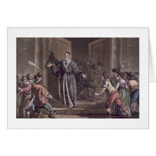 Mathieu Mole (1584-1656) harangued by the people,