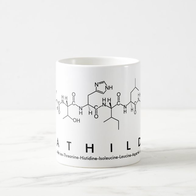 Mathilda nom de peptide mug (Centre)