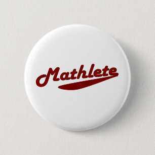 Mathlete 2 Inch Round Button