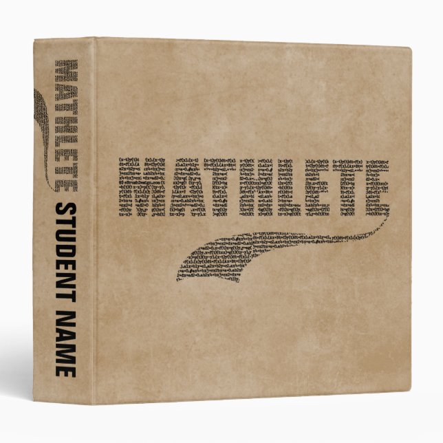 Mathlete Binder (Front/Spine)