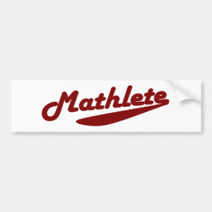 Mathlete Bumper Sticker