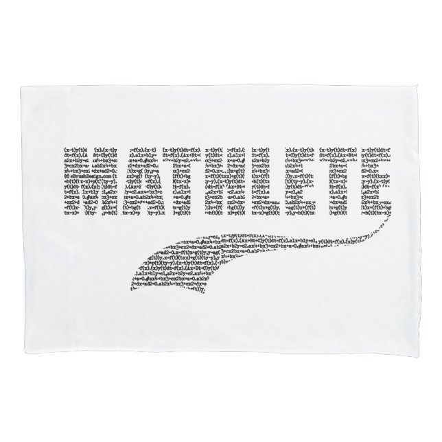 Mathlete Pillowcase (Front)