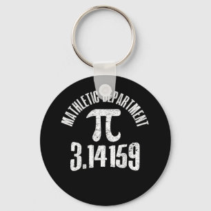 Mathletic Department 3.14159 Pi Day Math Teacher Keychain