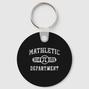 Mathletic Department 3.14159 Pi Day Math Teacher V Keychain