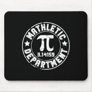Mathletic Department 3.14159 Pi Day Math Teacher V Mouse Pad