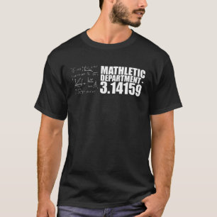 Mathletic Department 3 14159 Pi Day Teacher Math T-Shirt