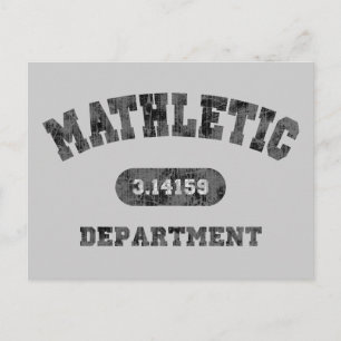 Mathletic Department Postcard