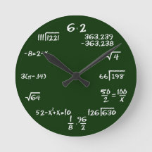 Maths and Physics Wall Clock