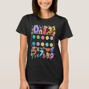 Maths Day Costume Idea For Kids & Dinosaur Numbers T-Shirt