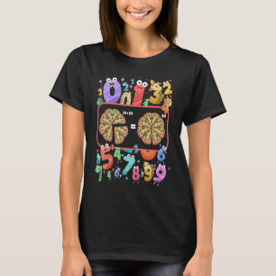Maths Day Costume Idea For Kids & Pizza Numbers Fr T-Shirt
