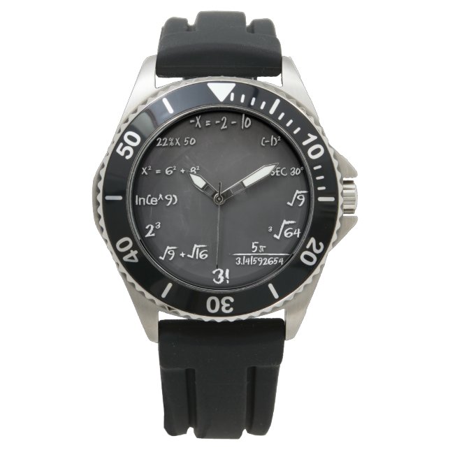 Maths Equation Watch for Geeks (Front)