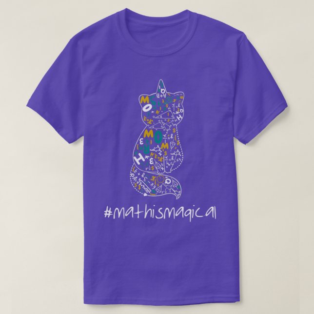 Maths lovers Math Teacher simple design 5 T-Shirt (Design Front)