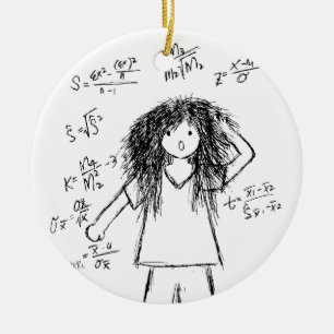 Maths Madness Ceramic Ornament