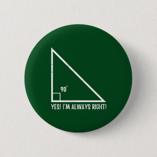 Maths / Mathematics Teacher Funny 2 Inch Round Button