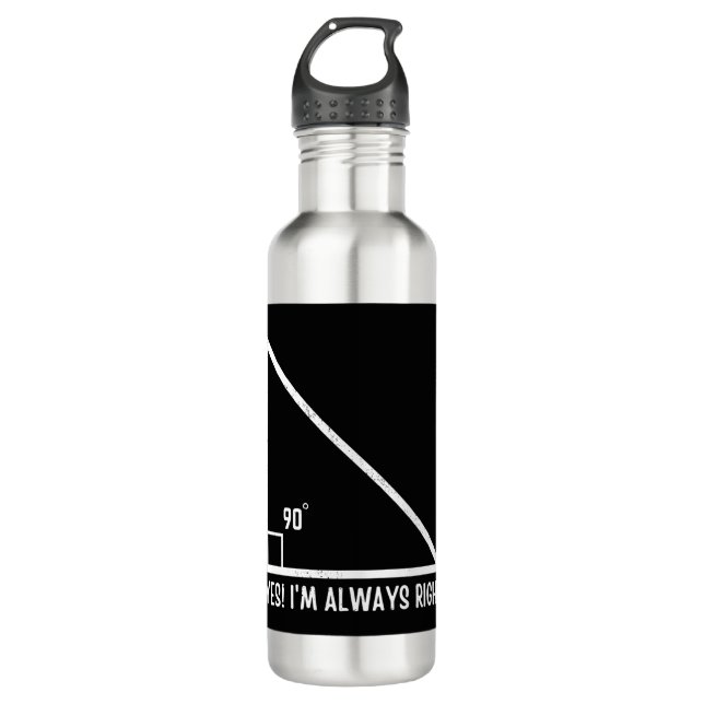 Maths / Mathematics Teacher Funny 710 Ml Water Bottle (Front)