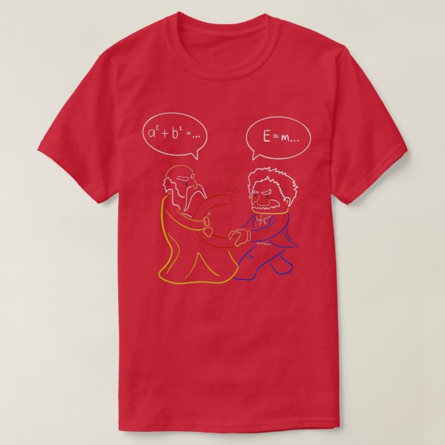 Maths Pythagoras Teacher Student  T-Shirt (Design Front)