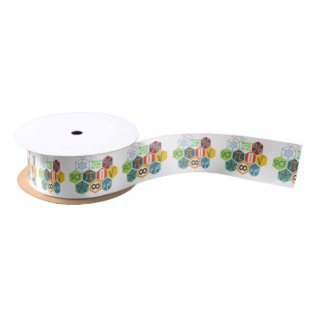 maths satin ribbon (Spool)