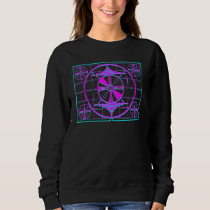 Mathware Geeky Tv Test Pattern Mathematics Math Pu Sweatshirt