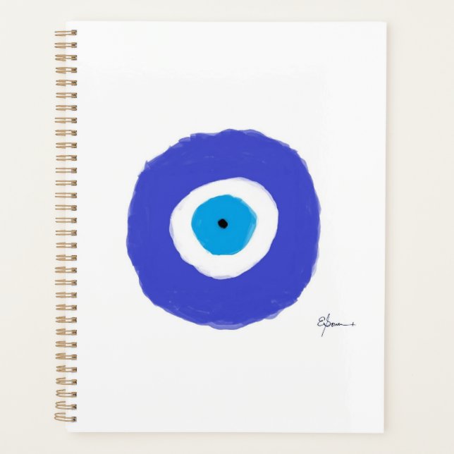 Mati for Luck by Eve design Notebook Planner (Front)