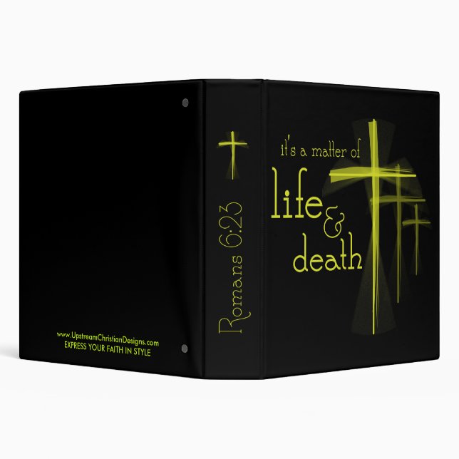 Matière classeur chrétien de vie et de mort (Arrière-plan)