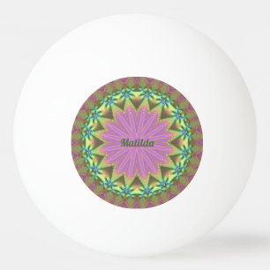 MATILDA ~ Floral Pastel Shades ~ Ping Pong Ball
