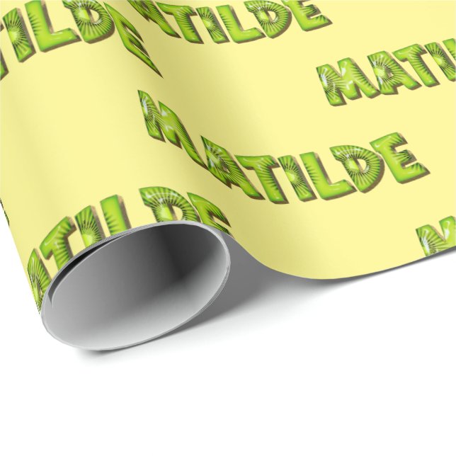 Matilde Kiwi Fruit Gift wrapping paper (Roll Corner)