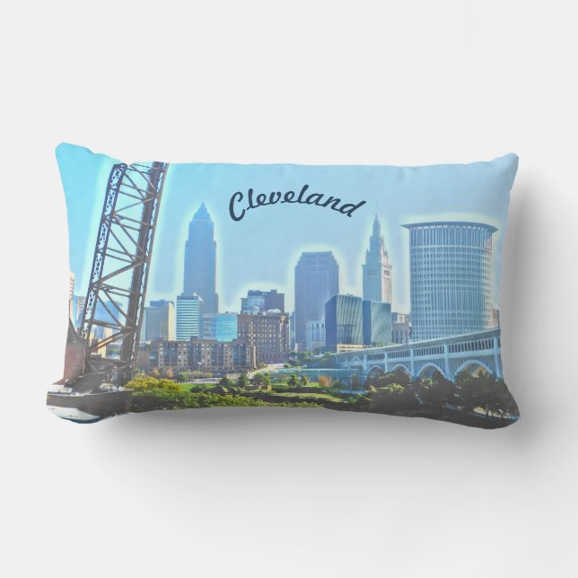 Matin Cleveland Ohio Coussin (Recto)