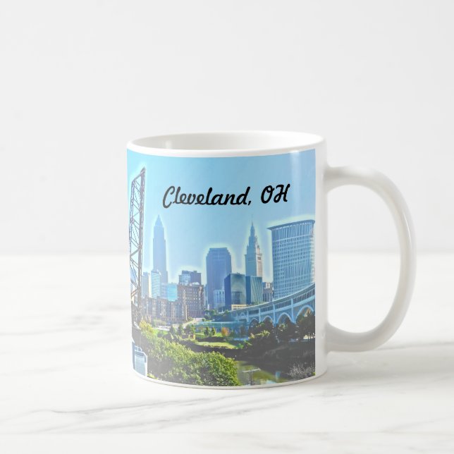 Matin Cleveland Ohio Mug (Droite)