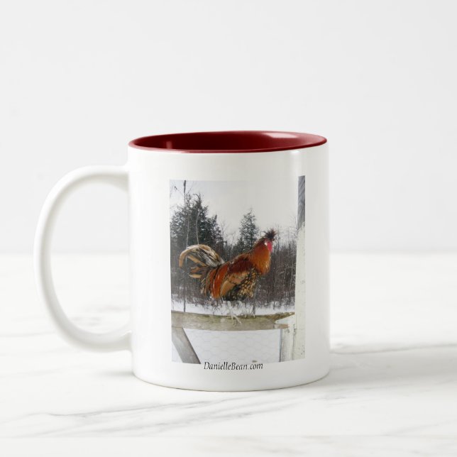 Matin offrant la tasse de Rex (Gauche)
