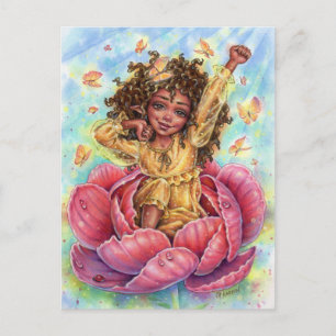 Matinée féérique Carte postale Fantaisie Jardin de