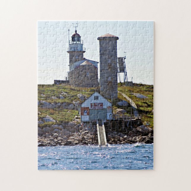 Matinicus Rock Lighthouse, Maine Jigsaw Puzzle (Vertical)