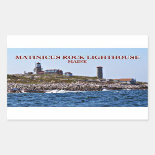 Matinicus Rock Lighthouse, Maine Sticker