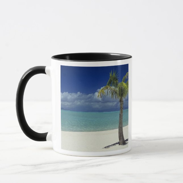 Matira Beach on the island of Bora Bora, 2 Mug (Left)