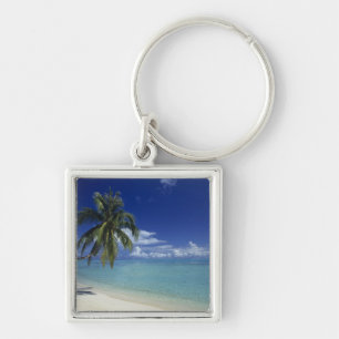 Matira Beach on the island of Bora Bora, Keychain