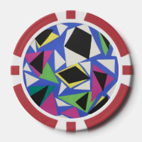 Matisse Abstract Geometric Blue Cut Out Art