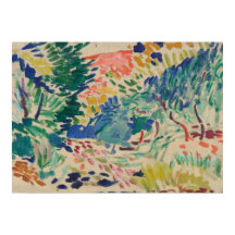 Matisse Abstracted Landscape Wall Art 