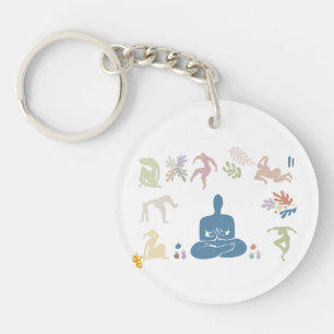 Matisse Art Meditation Elements  Keychain
