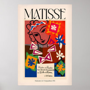 Matisse Art Print Madame de Pompadour951 Abstract