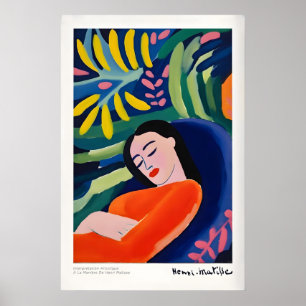 Matisse Art Prints - Abstract Woman in Foliage