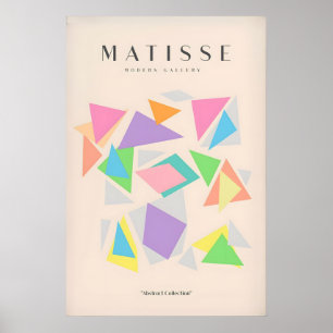 Matisse Art Prints - Colourful Geometric Triangles